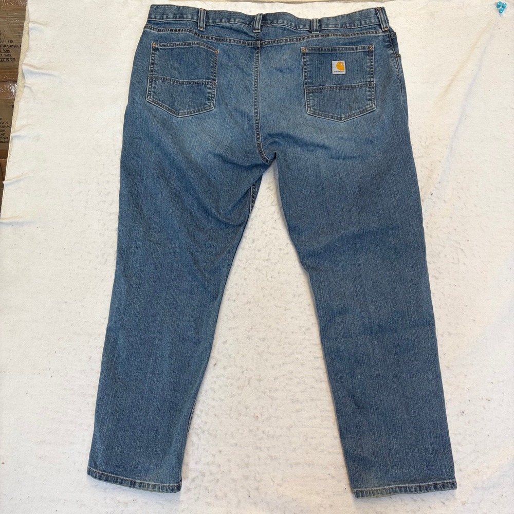 Carhartt Relaxed Fit Jeans Mens 44x30 Blue Rugged Flex BD4960-M